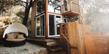brown wooden house near trees during daytime