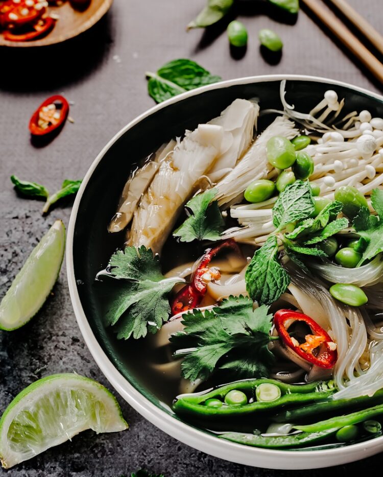 vegetables on cook pot